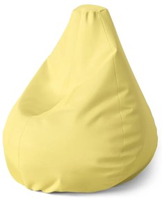 Sedací vak Pear svetložltá - detský, žltá