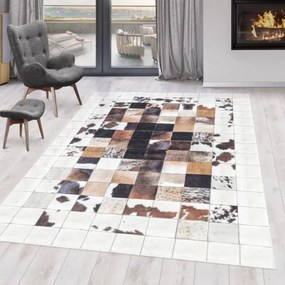 Koberec Fiesta patchwork koža