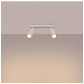 Krémovobiele bodové svietidlo 6x30 cm Etna – Sollux