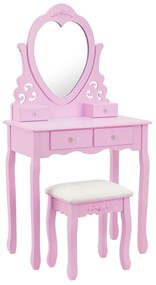 InternetovaZahrada - Toaletný stolík Julia - ružový