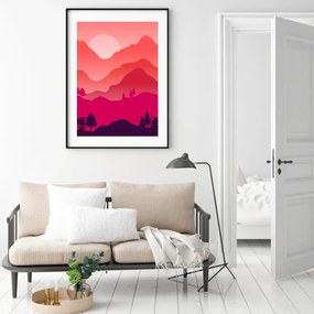 Plagát - Horská krajina (A4)