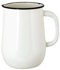 Biely smaltovaný džbán Emil´s Enamel Offwhite - Ø 14,5*20 cm / 2,5L