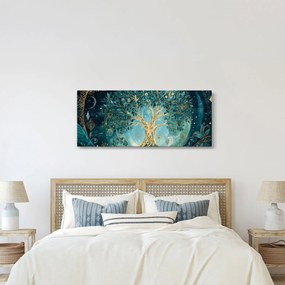 Obraz – Strom života vo vesmíre (120x50 cm)