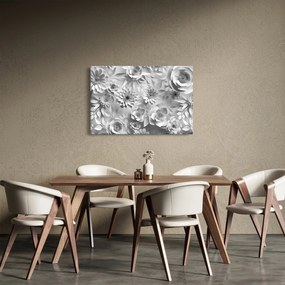 Obraz - Biele kvety (90x60 cm)