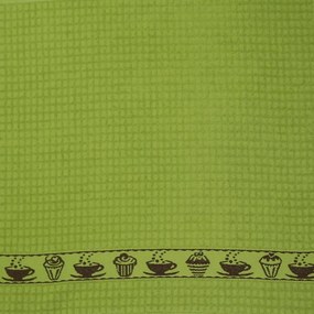 Kuchynská utierka muffin 50x50 olivová 350 g/m2