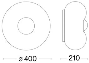 Ideal Lux - LED Stropné svietidlo ARIZONA 3xGX53/9W/230V pr. 40 cm biela