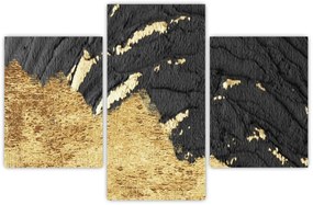Obraz - Zlatá štruktúra N⁰1 (90x60 cm)