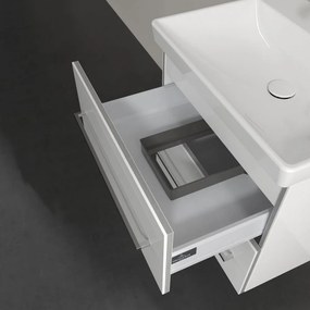 VILLEROY &amp; BOCH Avento závesná skrinka pod umývadlo, 2 zásuvky, 580 x 452 x 514 mm, Crystal White, A88900B4
