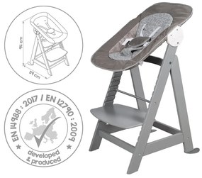 Taupe jedálenská stolička Miffy – Roba