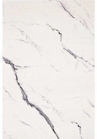 Krémovobiely vlnený koberec 200x300 cm Marble – Agnella