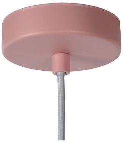Lucide 78393/38/66 - Luster na lanku MERLINA 1xE27/60W/230V ružová