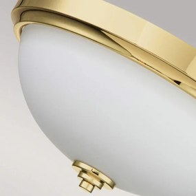 Feiss FE-MALIBU-F-BATH-PB Kúpeľňové stropné svietidlo MALIBU 2xE27/60W/230V IP44 zlaté