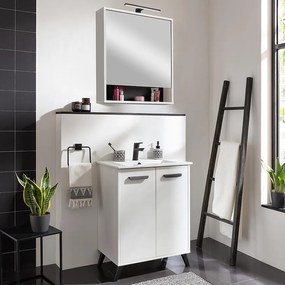 Kúpeľňová skrinka pod umývadlo 60 NOVA biela