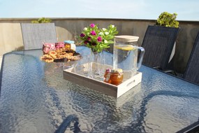 Garden Line PRAVOUHLÝ ZÁHRADNÝ STÔL 150 x 90 x 70 cm