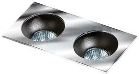 Podľadové svietidlo Hugo 2 Downlight chróm