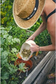 Kompostér v terakotovej farbe – Plastia