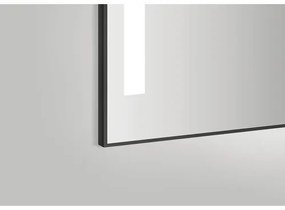 LED Zrkadlo DSK Black River 50x70 cm čierne matné