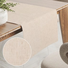 Biante Dekoračný behúň na stôl PM-128 Prírodná režná 20x120 cm