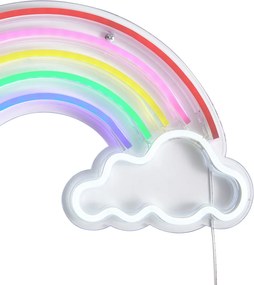 Neónová nástenná lampa viacfarebná vrátane LED - Rainbow