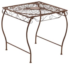 Kovový stôl GS3438892 - Hnedá antik