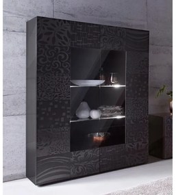 Vitrína ARIA antracit