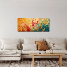 Obraz - Maľba poľa (120x50 cm)