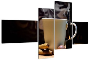 Obraz do kuchyne - šálku s kávou