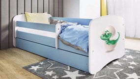 XXXLutz POSTEĽ PRE DETI A MLÁDEŽ 80/160 cm, modrá, biela MID.YOU - Detské izby - 002142000255
