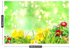 Fototapeta Vliesová Veľkonočné kvety 208x146 cm