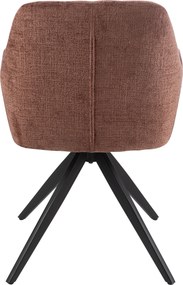 Hnedá jedálenská stolička Louna - 56*58*85 cm