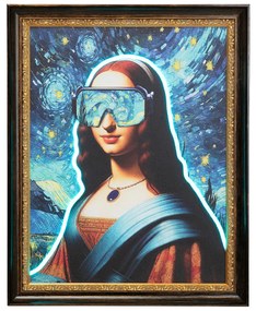 LED Art Lady obraz viacfarebný 80x100 cm