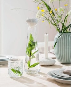 Mentolovomodrá kameninová váza Kähler Design Hammershoi, výška 20 cm