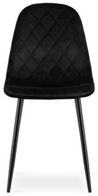 Jedálenská stolička ASTI čierna
