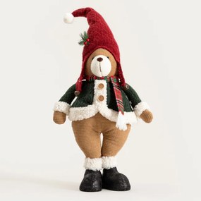 Vianočná dekorácia TARTAN medvedík 751660