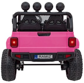 RAMIZ Elektrická autíčko OFF-ROAD 3.0 - ružové - 4x35W- BATÉRIA - 12V14Ah - 2024