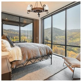 Brilagi - Luster na reťazi ROATA 3xE14/40W/230V buk/orech