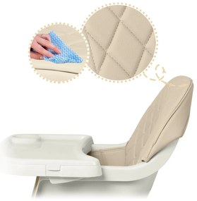 Stolička na kŕmenie Nukido Lilo, béžová 700703