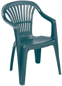 Plastová stolička Scilla zelená