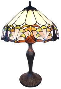 Stolná lampa Tiffany Ellinor - 41 * 41 * 59 cm