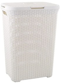 Svetlokrémový kôš na bielizeň Curver Hamper, 60 l