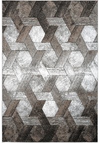 Koberce Breno Kusový koberec SWING 101/platin-beige, viacfarebná,80 x 150 cm