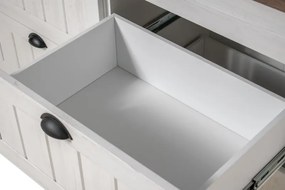 Kredenc PROVENCE  120, Sosna Andersen/porterhouse tmavý