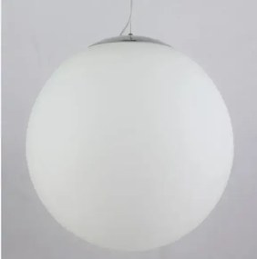 Kovový luster biele Ball 50
