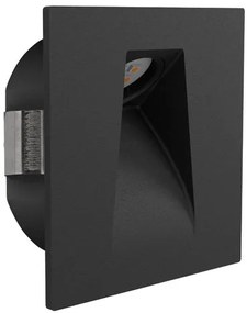 Nástenné svetlo Eglo Mecinos 8x0,3 cm čierna 99644, 1 ks