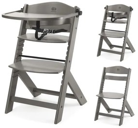 KINDERKRAFT - Detská jedálenská stolička ENOCK sivá