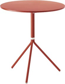 Pedrali Nolita 5453 H480 a 5453T záhradný stôl - Červená, Vysoký