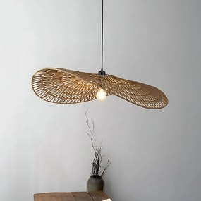 Toolight Toolight, závesné stropné svietidlo 80cm, 1xE27, APP1740-1C, čierna-hnedá, OSW-06063