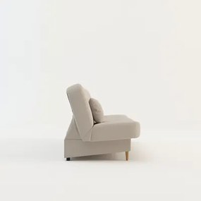 Béžová menčestrová pohovka LUPPO