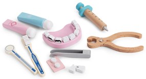 Drevená sada pre malého lekára v kufríku, 34 dielov