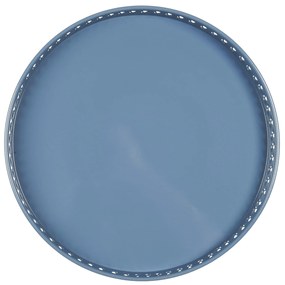 Ib Laursen Servírovací podnos Blue Patterned Edge